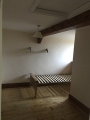 Paint these cottage beams white??