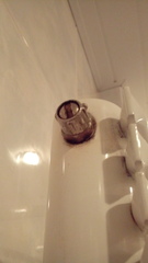 Bleeding a heated towel rail.