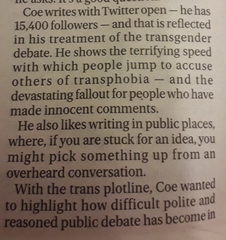 Intriguing interview with Jonathan Coe