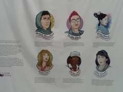 Women in stem display