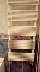 Bleeding a heated towel rail.