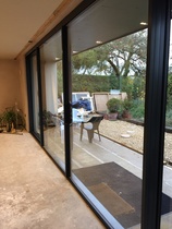 Sliding aluminium doors