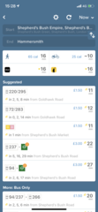 Is Hammersmith close to Shepherds Bush?