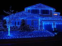 To kick off the blue christmas light debate in november?