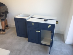 REALLY Panicking about new blue kitchen