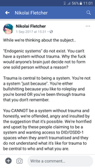 Just accept you are awful?