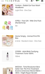 Huge Flash Sale on YesStyle (Asian skincare)