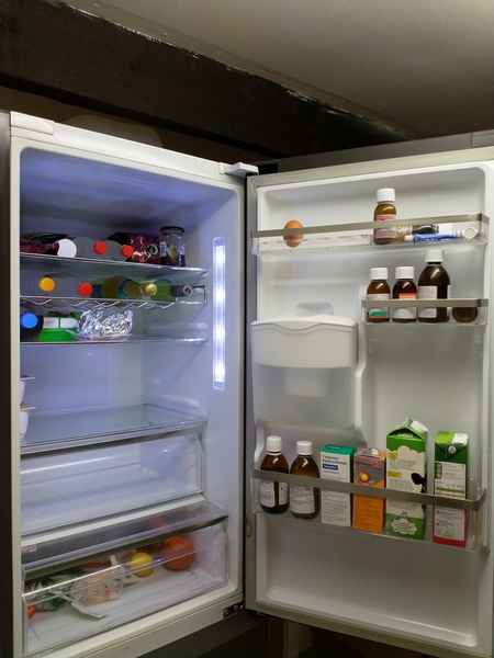 To ask to see the inside of your fridge?