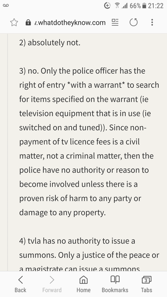 To not pay my TV license?