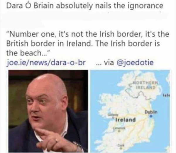 A question about the Irish/Northern Ireland border