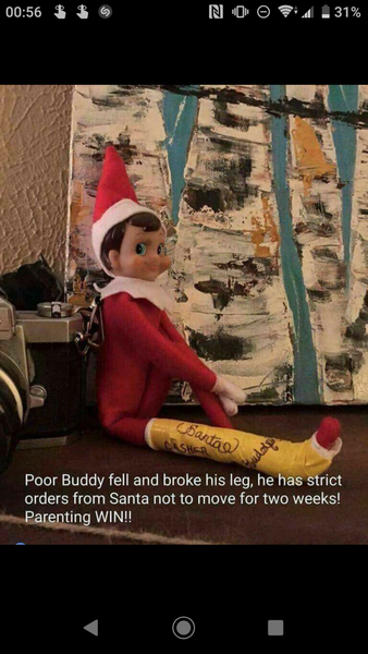 Someone bought an elf for DD