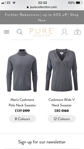 To ask what you're getting yourself in the sales?