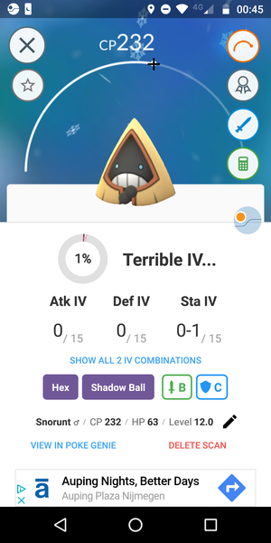 PokemonGo #21.  We'll drink drink drink to Lileep the Pink the saviour of PokemonGo...