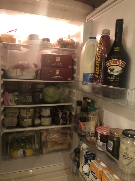 To ask to see the inside of your fridge?