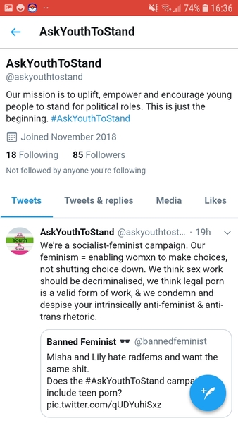 So depressed by the Banned Feminist thread on Twitter