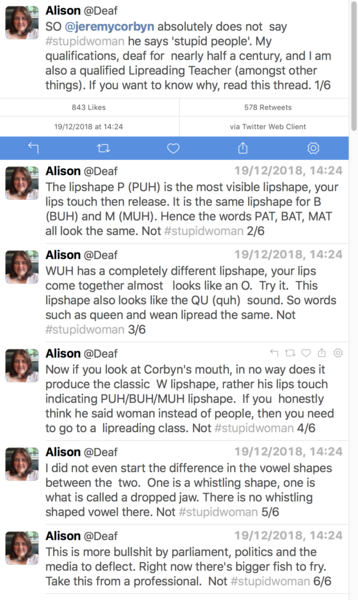 Jeremy Corbyn just called Theresa May "stupid woman"