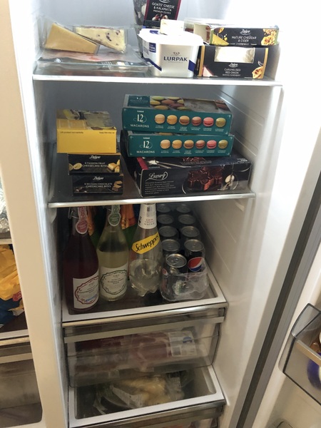 To ask to see the inside of your fridge?
