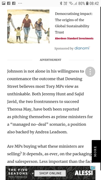 To think that if Rees-Mogg or Boris become Tory Party leader we are even more done for than currently