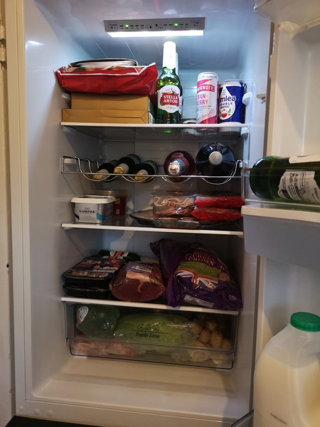 To ask to see the inside of your fridge?
