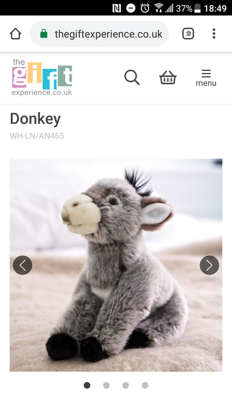 Can anyone find me a donkey teddy please?