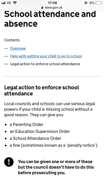 ... school not authorising absence- WWYD?