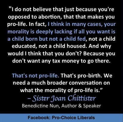 To ask if anybody on here is pro-life?