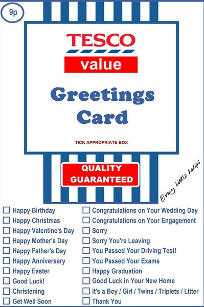 No Christmas cards to people with an internet connection?