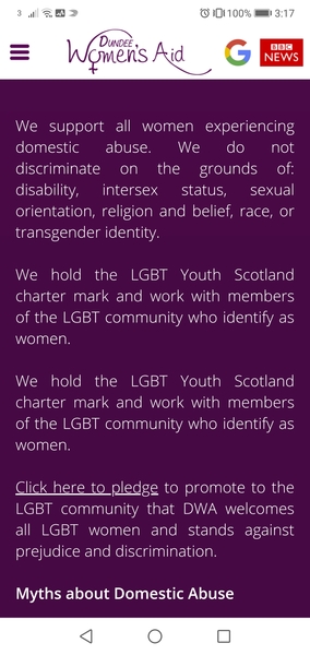 Some women's groups that are asking for support (£££) over Christmas