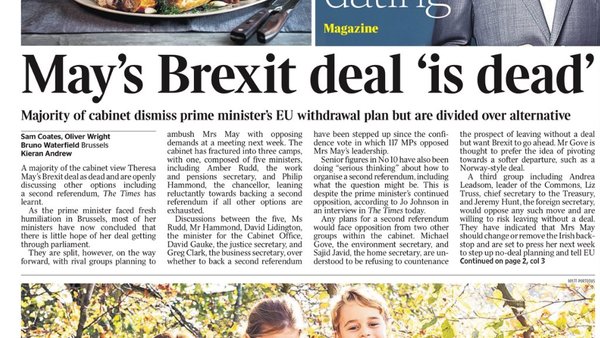 Westminstenders: The Grand Old Duke of Brexit, he had 10,000 men ..