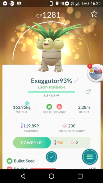 PokemonGo #21.  We'll drink drink drink to Lileep the Pink the saviour of PokemonGo...