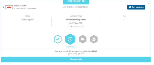 Any ideas on this tracking number?