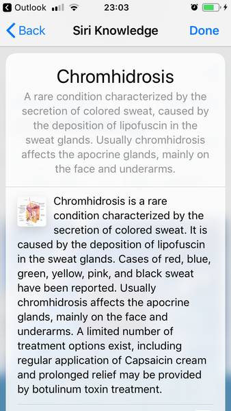 Errm...my face is leaking blue stuff?!