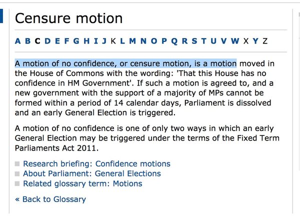 Westminstenders: A vote too far?
