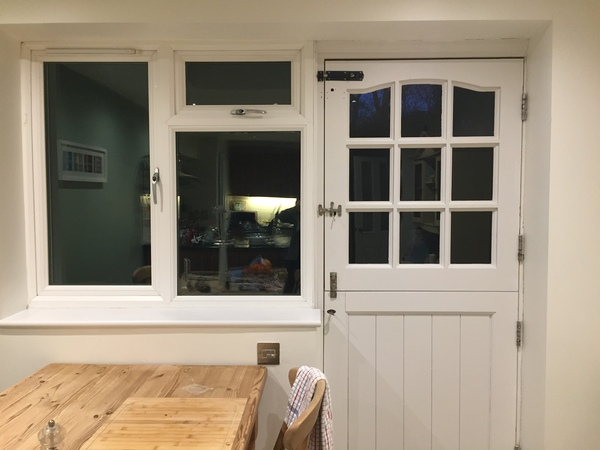 How should I cover this window/door in kitchen?