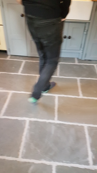 Please help me tell my lovely builder that he has got the tiles wrong.