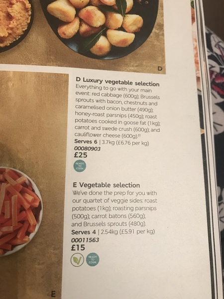M&S Christmas food