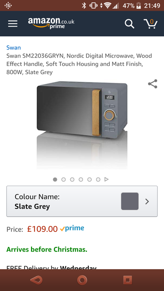 I want a naice microwave