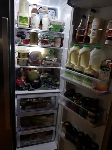To ask to see the inside of your fridge?