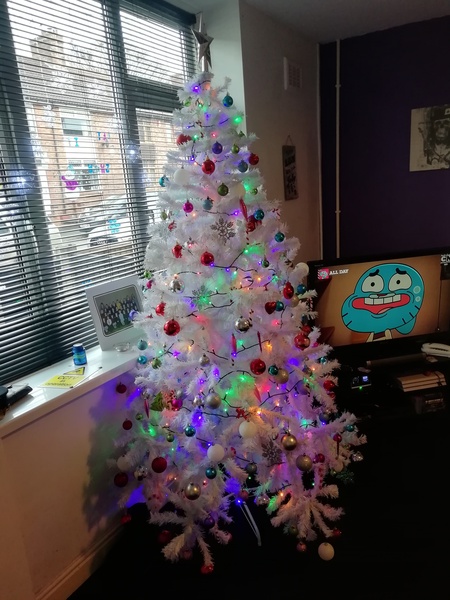 To put up my Xmas decs today