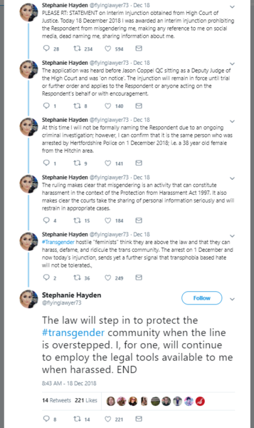 For any journalists - misuse of the legal system and police