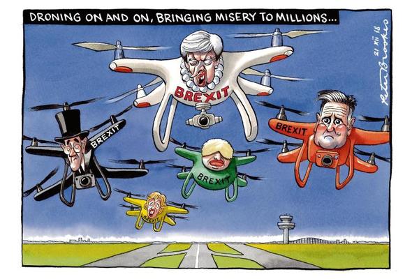 To wonder about a few things with the LGW drone attack