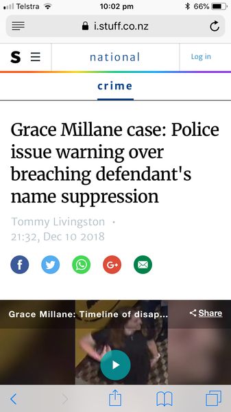 Grace Millane - anyone following?