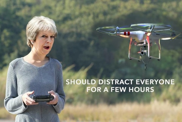 To wonder about a few things with the LGW drone attack