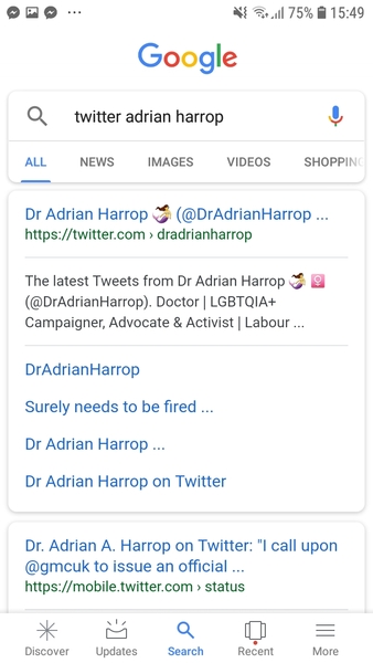 Dr Adrian Harrop thread the fourth. "GMC do care & have taken it to the next level"