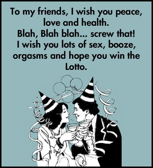 I won't get any New Year good wishes or texts. Anyone the same?
