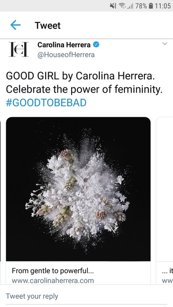 Awful advert from Caroline Herrera for "Good Girl" perfume