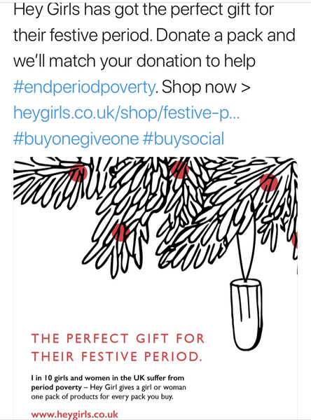 Period poverty / 'bleeders'