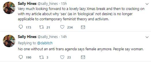 Sally Hines is writing female out of feminism- I'm terrified