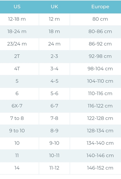 Help with US to UK sizing
