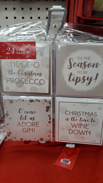 To show you these horrendous Christmas cards